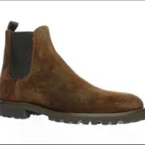 Frye Edwin Chelsea Boots Brown Suede NWT NIB 8.5